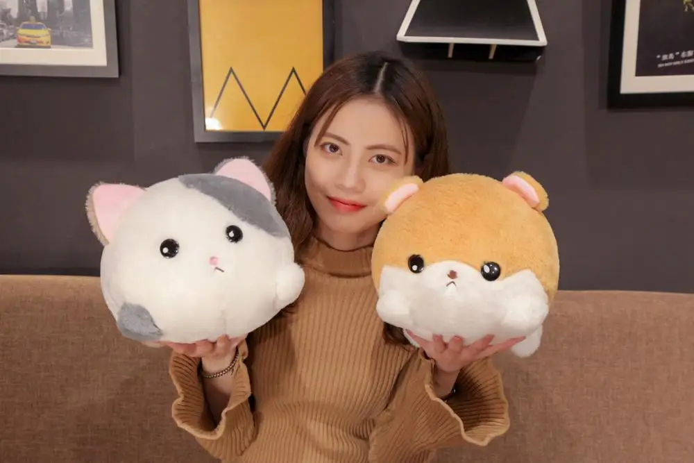 1 шт 30/40 CMCute Шиба ину Мышь Cat Хаски панда Животные Плюшевые игрушки Мягкая кукла
