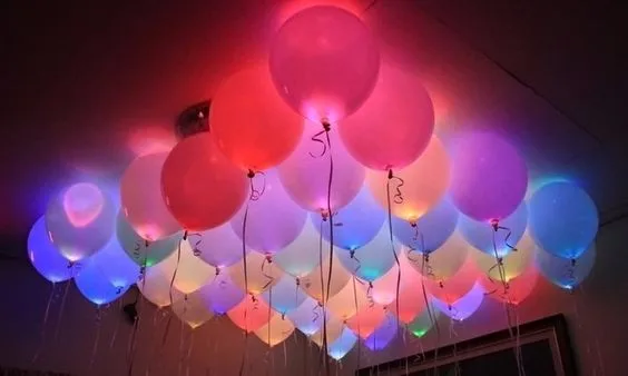 50 шт./лот 12 дюймов белый микс светодиодный вспышка воздушные шары Iuminated светодиодный воздушный шар свечение день рождения принадлежности для свадебного декора