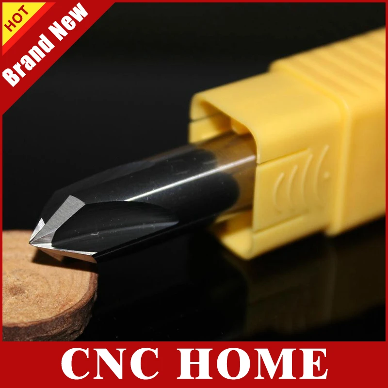 

spindle lathe Promote solid tungsten carbide 90 degree chamfer milling cutter for aluminum 6 mm cnc cutter bits end mill