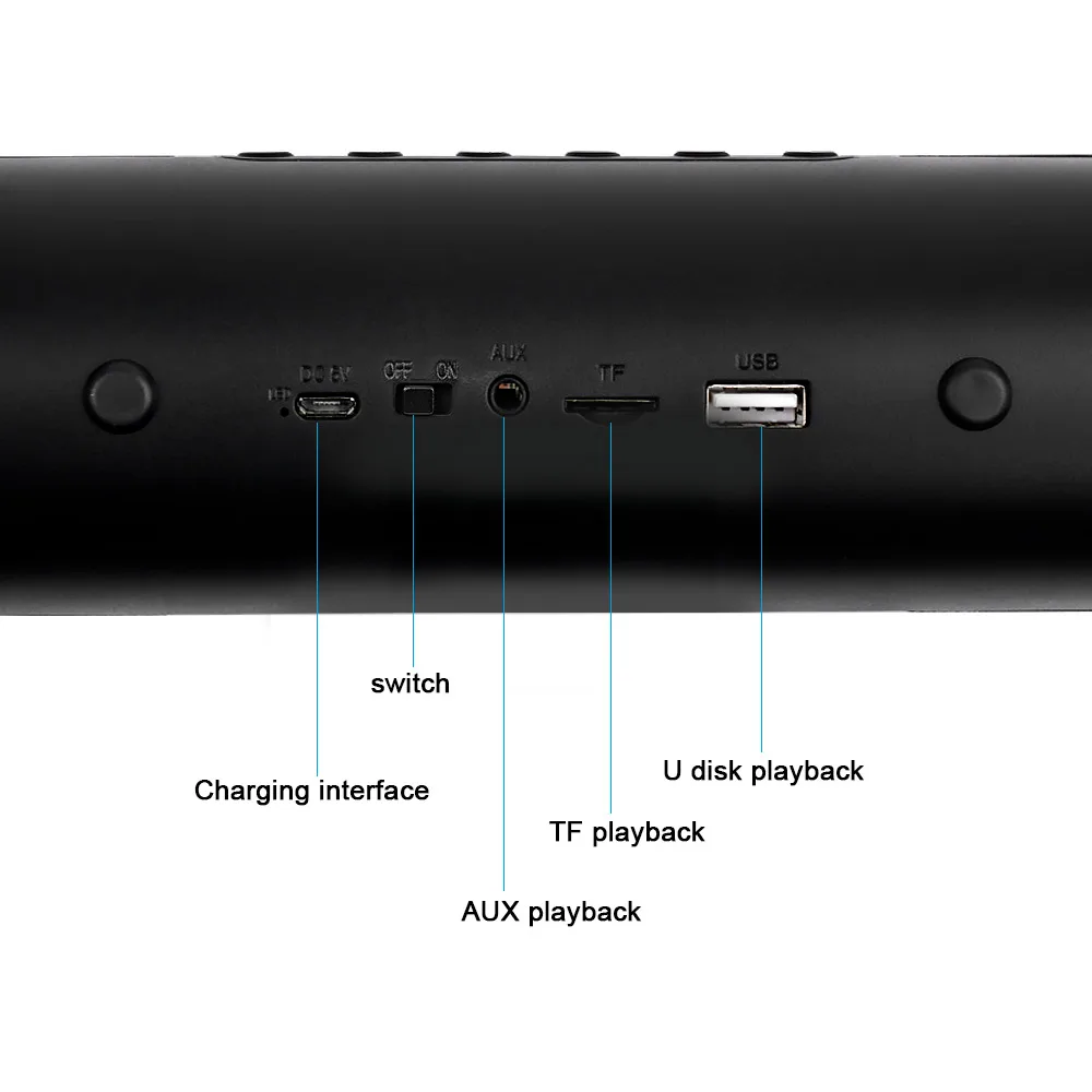 AIYIMA 20 Вт Беспроводная bluetooth колонка Саундбар стерео динамик домашний кинотеатр