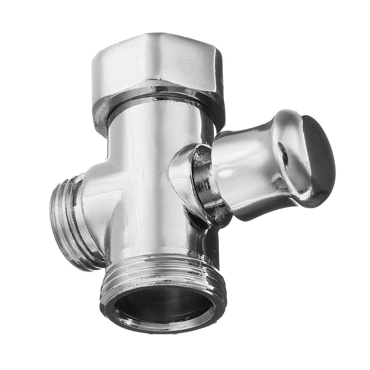 

3 Way Shower Head Diverter Valve 3/4 &1/2 BSP Tee Connector Adapter Valve Toilet Bidet Shower Head Sprinkler Water Shunt