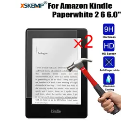 Xskemp 2 шт./лот Экран протектор для Kindle Paperwhite 2 против царапин Планшеты Настоящее закаленное Стекло закаленное защитное Плёнки гвардии