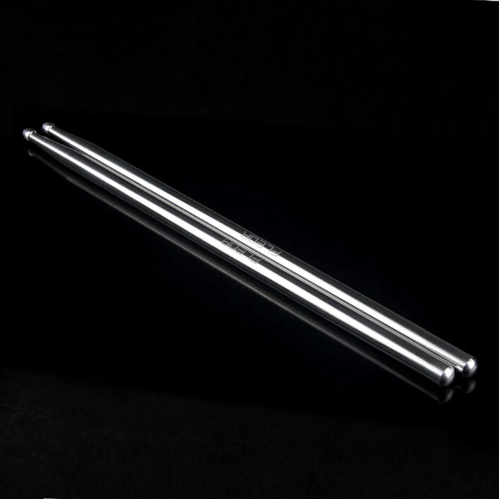 FLEOR 1 Pair of Metal Aluminium Drumsticks Drum Sticks 5A Beginner