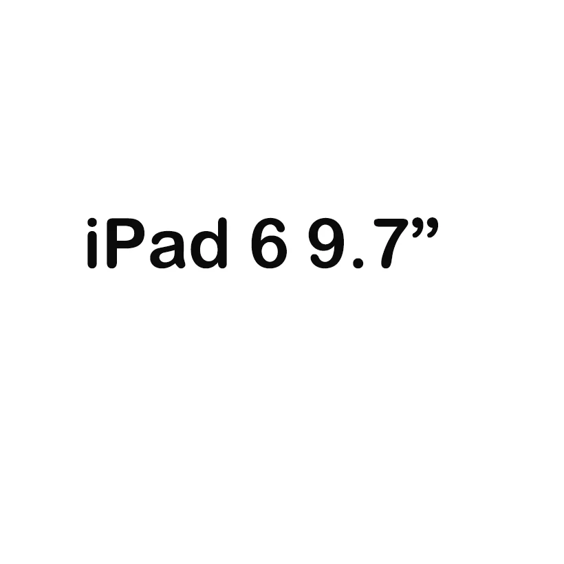 SLINE черная крышка чехол для Apple iPad 9,7 Mini 1 2 3 чехол силиконовый Air 2 Air2 Mini1 Mini2 Mini3 мягкий планшетный iPad 6 iPad6 - Цвет: For iPad6 9.7