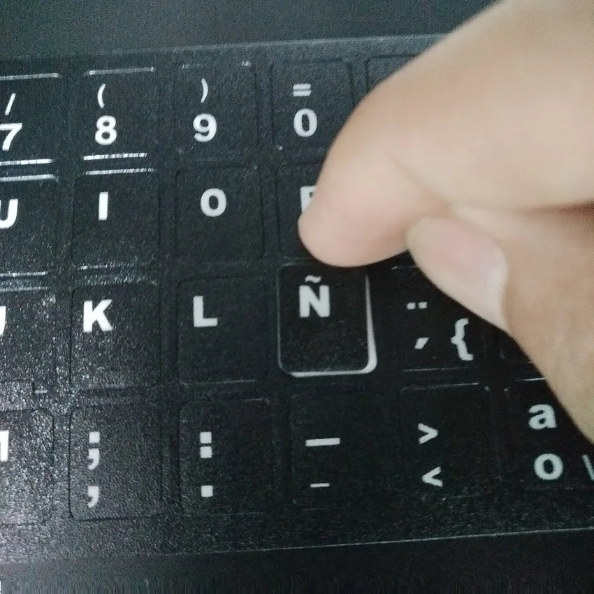 Для Macbook Air Pro Retina 11 13 15 ноутбук клавиатура протектор Наклейка 5 шт ESP Клавиатура для