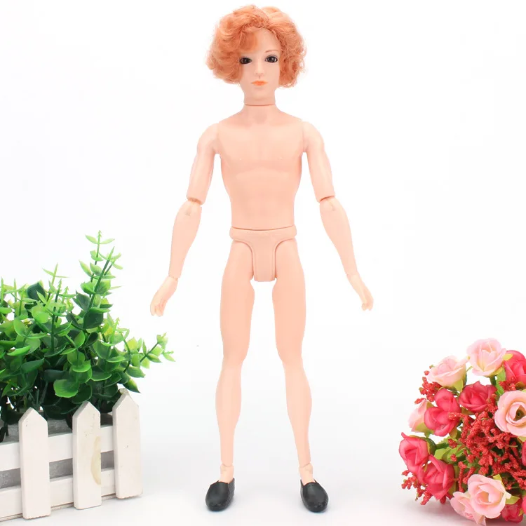 14 подвижных шарнирных 30 см куклы Кен бойфренд мужской принц голый обнаженный человек Кукла тело игрушка кукла Кен тело DIY игрушки для девочек Подарки - Цвет: Светло-желтый