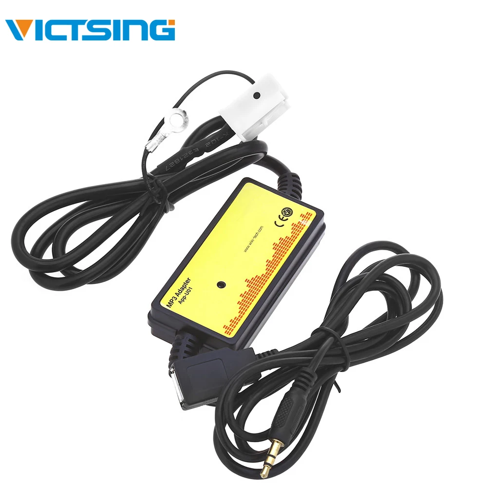

VicTsing Car Audio Interface USB/SD Adapter 12P Connect Digital CD Changer for Audi for Skoda for Volkswagen Car Audio Interface
