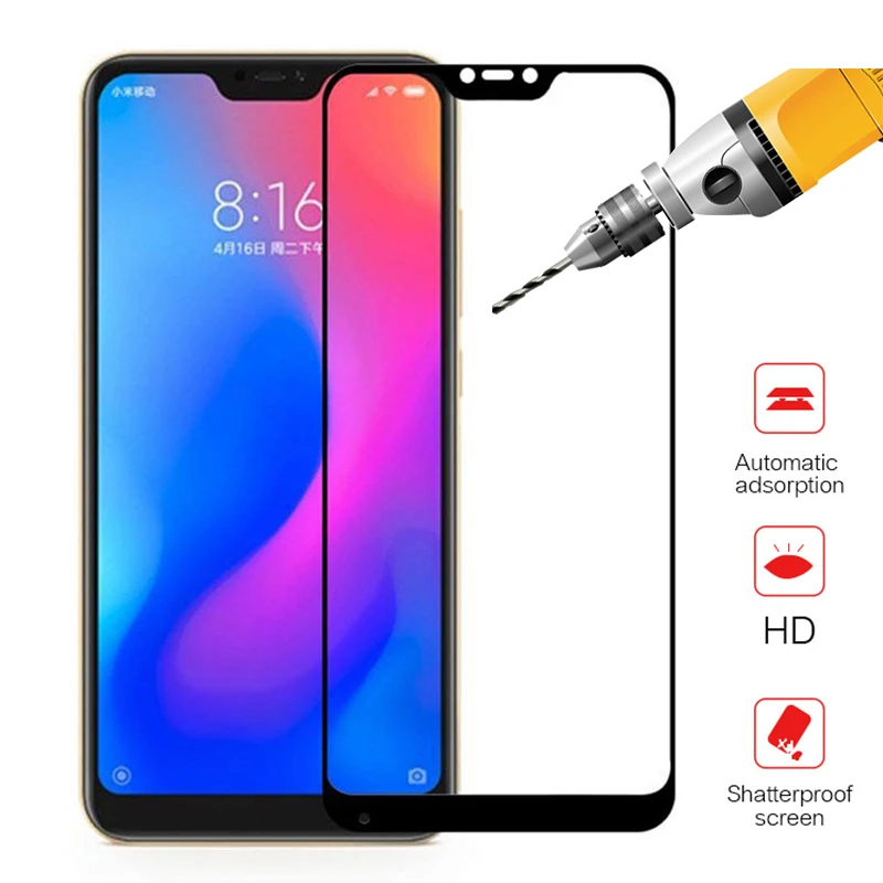 Полное покрытие для Xiaomi mi a2 lite light закаленное стекло 5 84 дюйма Защитное redmi 6 pro xiomi mia