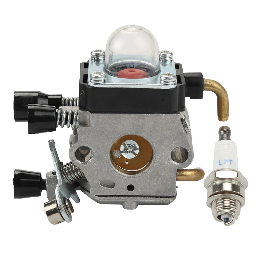 Карбюратор с свечей зажигания для FS38 FS45 FS46 FS46C FS55 FS55R KM55R C1Q S97A Carb|Бензопилы| |