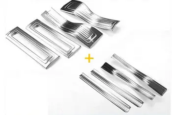 

Fit for Ford Explorer 2016 2017 Stainless Steel Door Sill Scuff Plate Trim 4PCS