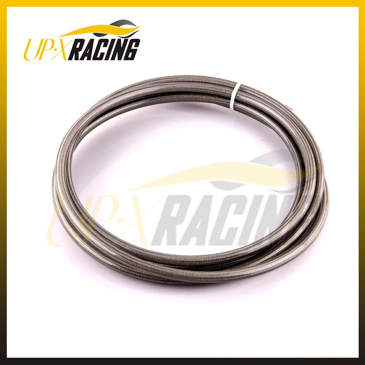 

auto hydraulic braided brake teflon core hose line with pu Brake Hose ID:3.2 mm OD : 7.5MM