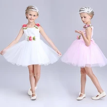Oneasy Robe fille enfant Rendas Vestidos de Dama de honra Roupas Meninas Recém-nascidas Indant Vestido da Roupa Do Bebê Do Bebê Meninas Vestem Vestido Infan