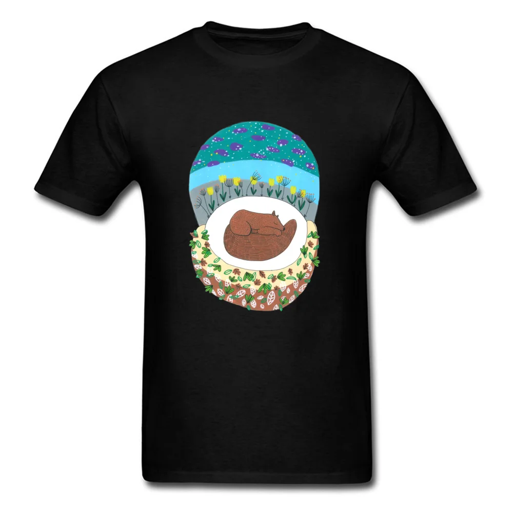 Casual Bear Under The Stars T-shirts Oversized ostern Day Short Sleeve O-Neck Tops T Shirt Pure Cotton Mens Europe T-shirts Bear Under The Stars black