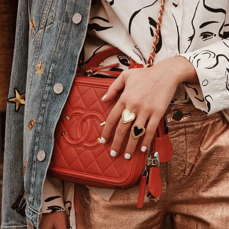 

2019 New Steampunk Big Black White Heart Rings For Women Lady's Fashionable Vintage Heart Midi Knuckle Ring For Party