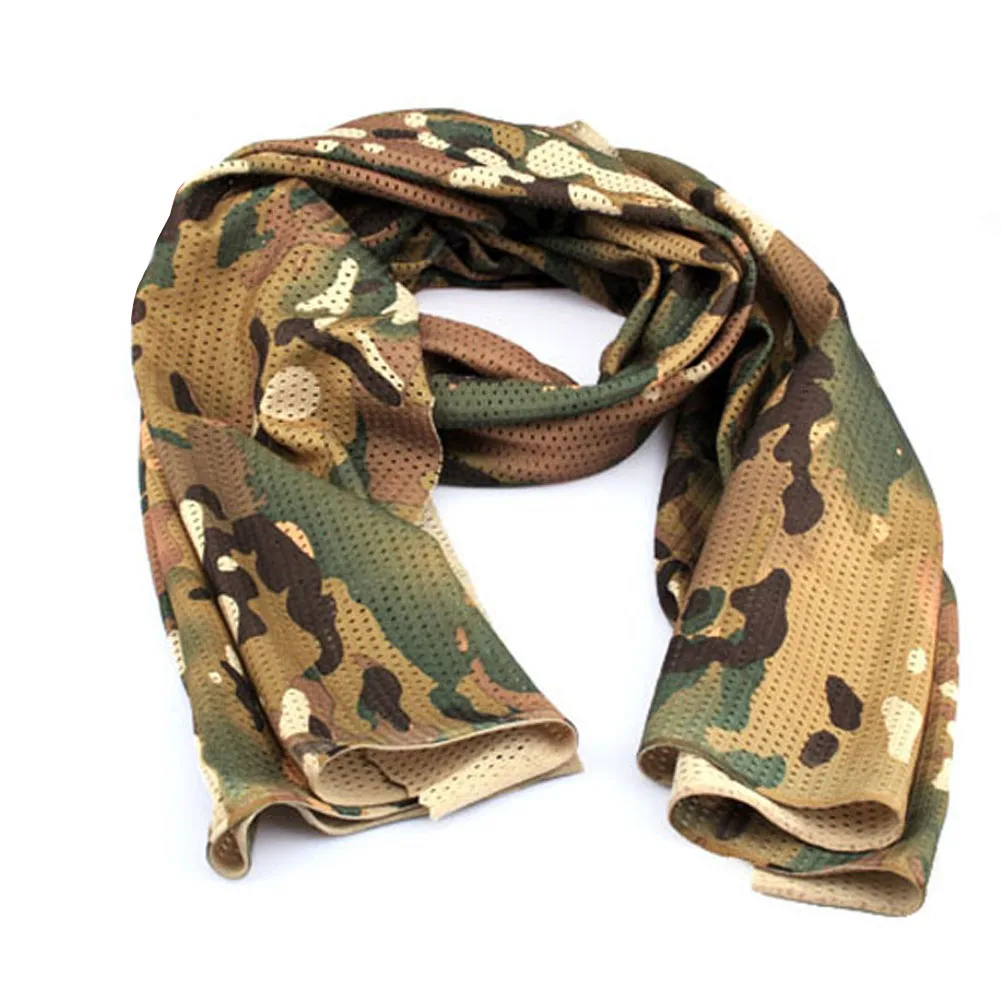 Army Scarf Lightweight Soft Camouflage Military Scarf SS-in Hunting ...