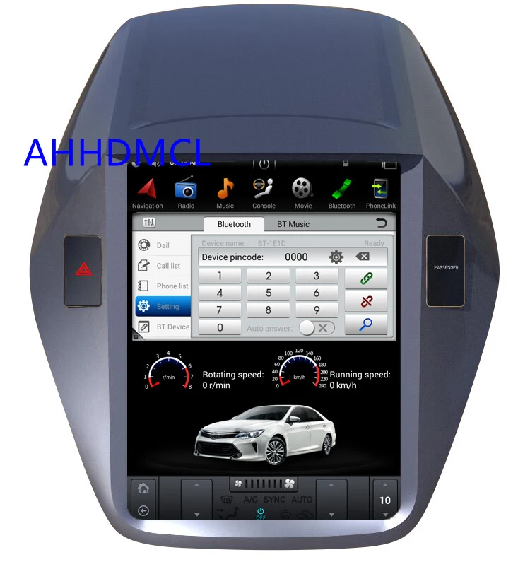 Sale Car PC PAD Tesla Style Multimedia Player Android 7.1 GPS For Hyundai Tucson iX35 iX 2009 2010 2011 2012 2013 2014 3