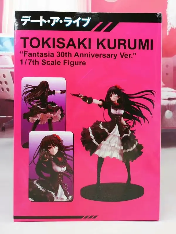 Новое прибытие Дата живой кошмар Tokisaki Kurumi Fantasia 30-летие Ver. 1/7 Масштаб Сексуальная ПВХ фигурка модель игрушки 23 см