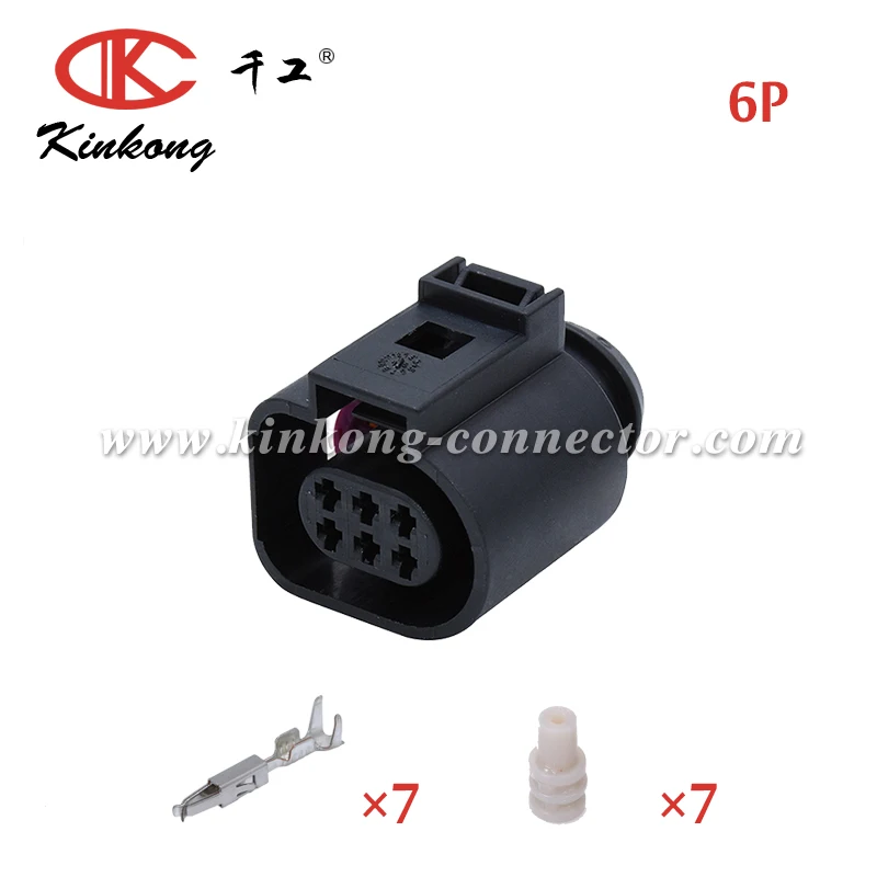 6 контактный разъем для VW Audi Skoda Seat Jetta Rabbit Golf GTI MK5 Passat /1J0973713|Соединители| |