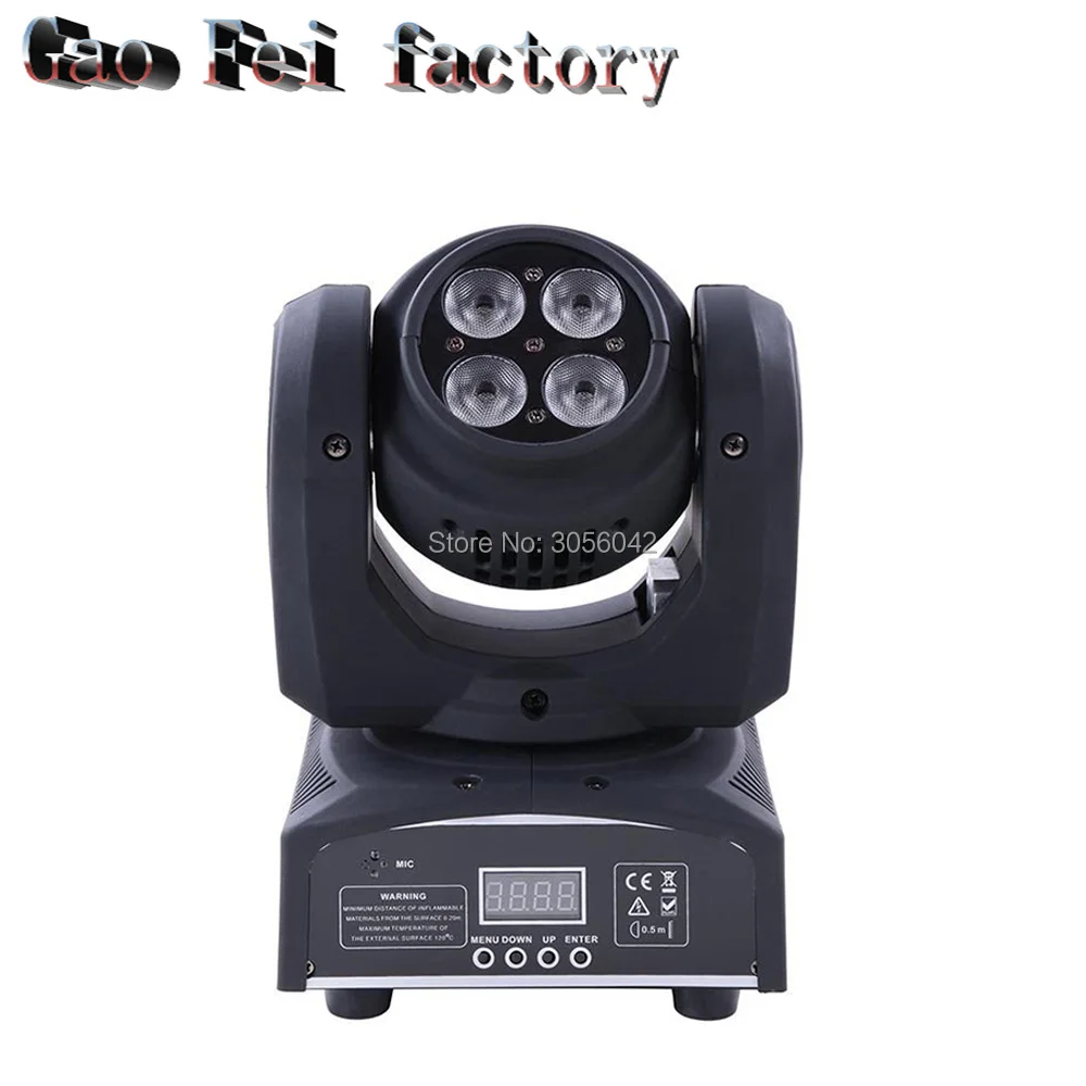 

4X10W 1x10W Mini Led Double Face Moving Head Spot Light Stage Disco Dj Dmx