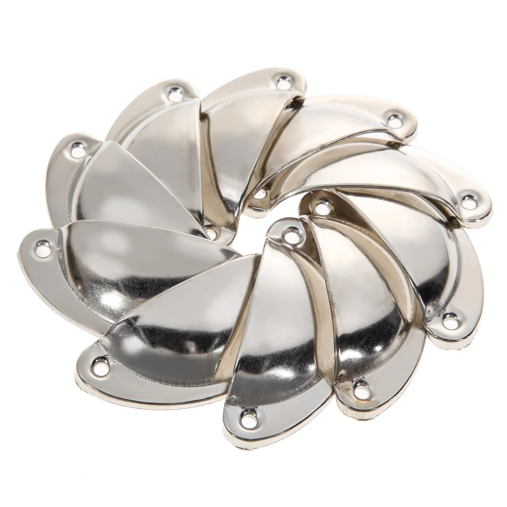10pcs Antique Shell Pull Handle Retro Metal Kitchen Drawer Cabinet Door Handle Antique Brass Cupboard Knob Furniture Shell
