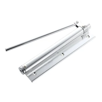 

Silver tone alloy 18.03 cm long aluminum automatic door closer