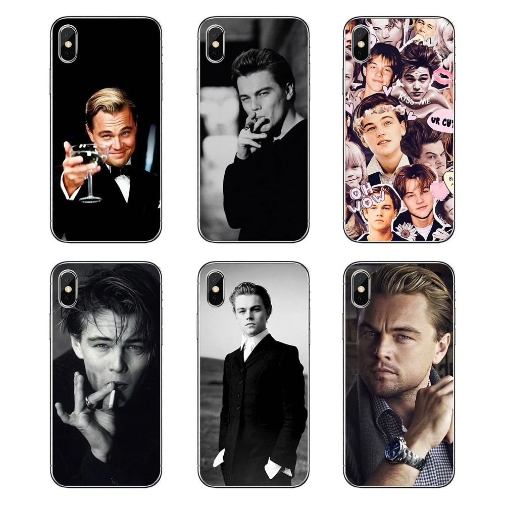 Для Xiaomi Mi A1 A2 5X 6X 8 lite SE Pro Max Mix 2 2S 3 Mi5 Mi5S Leonardo Dicaprio Young White Swan Portrait силиконовый чехол |