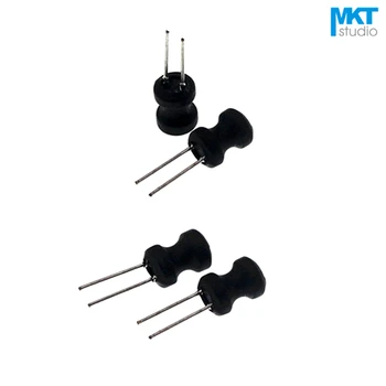 

100Pcs 6*8mm H Type Through Hole Winding Power Coilcraft Inductor 1/1.5/2.2/3.3/4.7/10mH