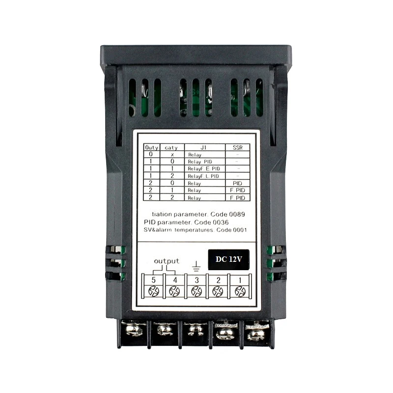 XMT7100 PID регулятор температуры DC 12v Оранжевый Белый светодиодный цифровой