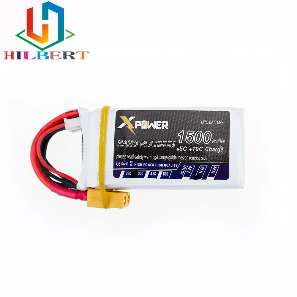 3S 11 1 В 1500 мАч 35C Lipo аккумулятор XT60 T Разъем для RC автомобиля Skylark Mini Shredder200 Qav250 Vortex