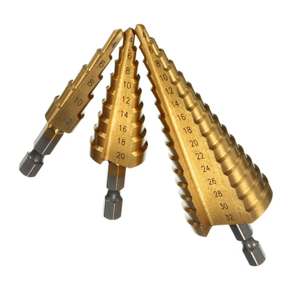 5/9/15 Order Pagoda Drill Bits Step Drill Bit Professional Hexagon