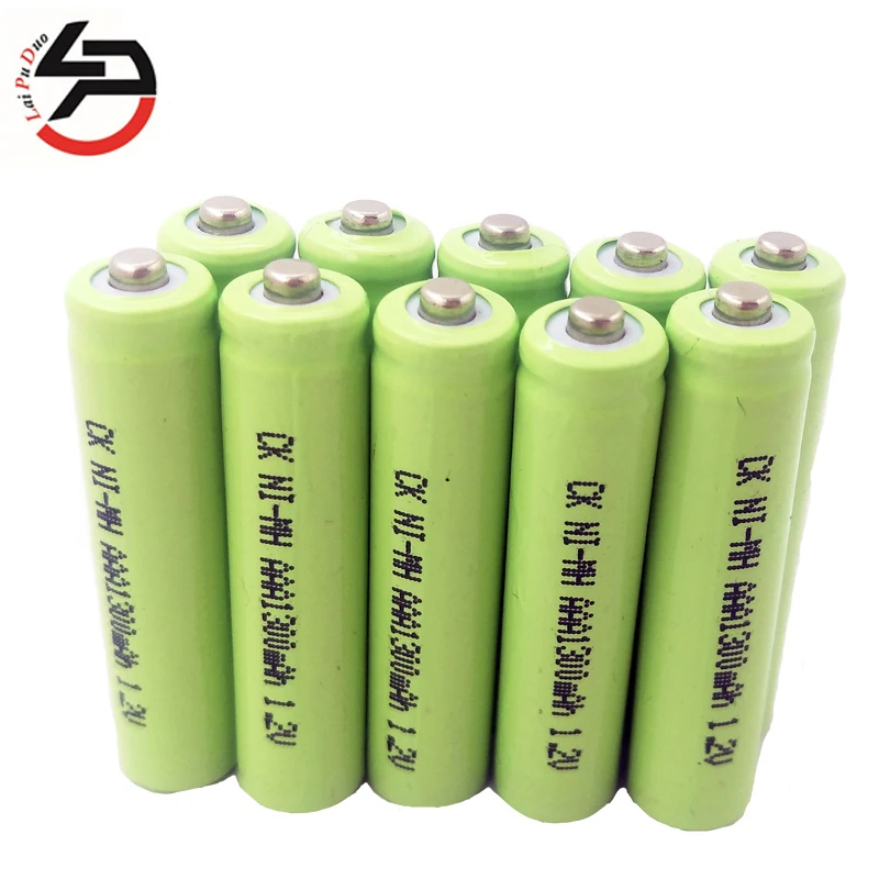 Laipuduo 100% Brand new 10pcs Rechargeable battery 1.2V AAA Ni-Mh 1300mah | Электроника