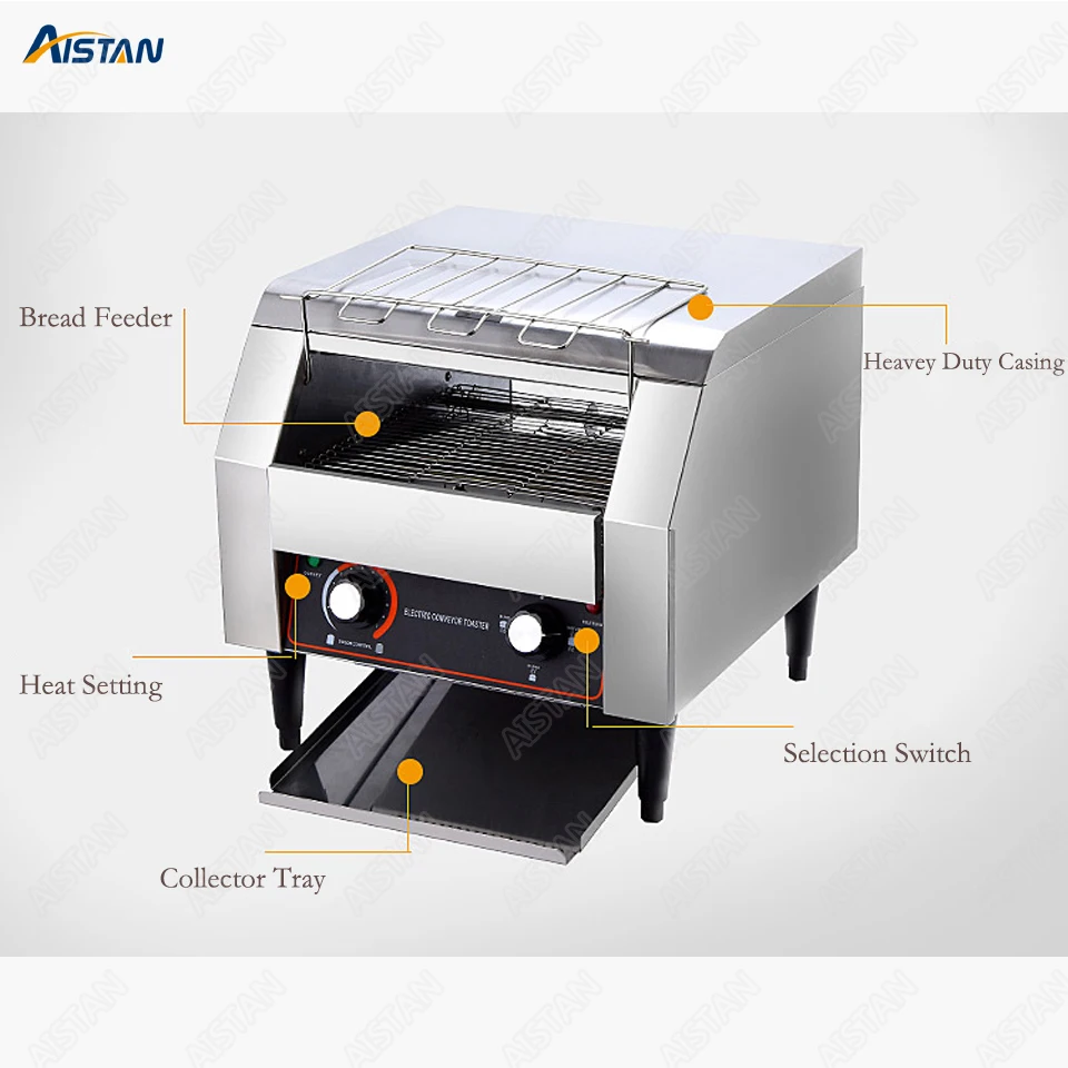 ECT2440 commercial electric conveyor bun bread pizza cookie toaster oven machine for restaurant