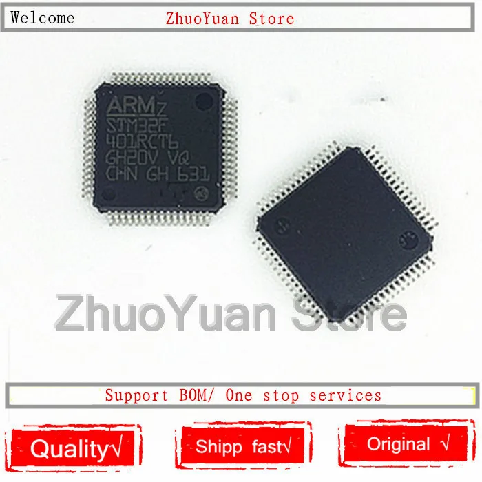 

1PCS/lot STM32F401RCT6 STM32F401 QFP-64 IC chip New original