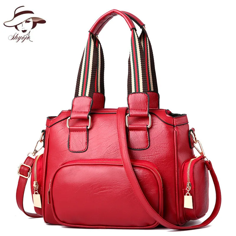 

2018 New Fashion Women Handbags Rock Traving Bag Causual Totes Ladies Shoulder Bag Quality Pu Leather Shoulder Bags Day Clutch