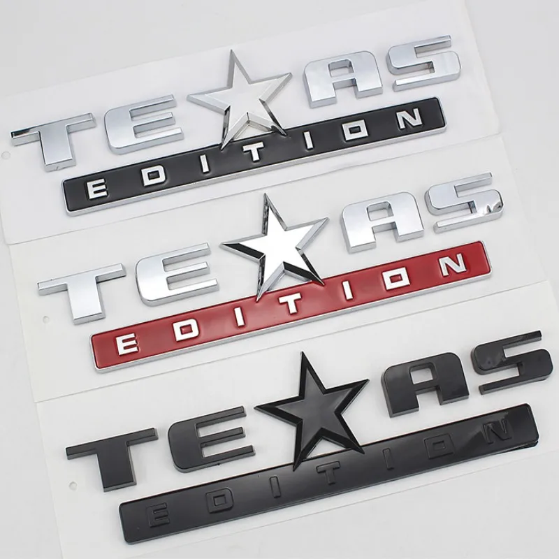 

TEXAS EDITION Emblem 3D Universal Decal For Chevy Silverado GMC Sierra Truck