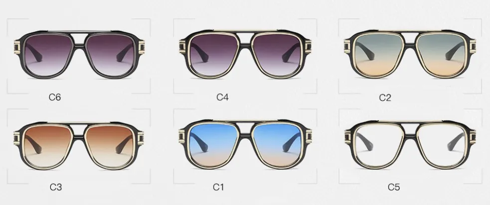 CCSPACE, негабаритные Квадратные Солнцезащитные очки для мужчин и женщин, металлическая Толстая оправа, Брендовые очки, дизайнерские, модные, мужские, женские, оттенки 45449