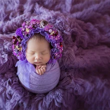 Шляпа ручной работы с цветами для маленьких девочек, детская шляпка с цветком для новорожденных девочек, Цветочная шляпа, детский цветочный чепчик, реквизит для фотосъемки