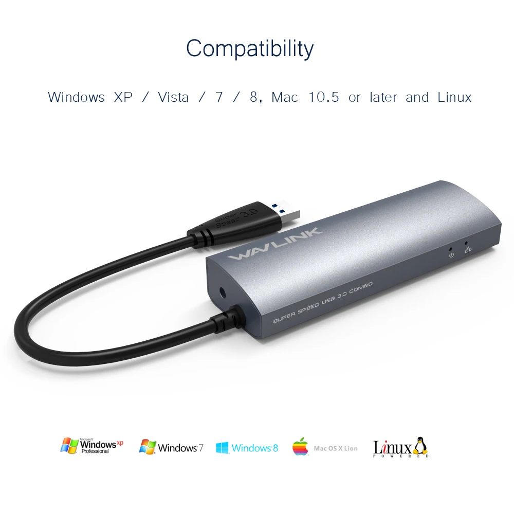 Картридер Wavlink с 3 Usb портами 0 дюйма USB 0|usb hub 3.0|hub 3.0usb 3.0 |