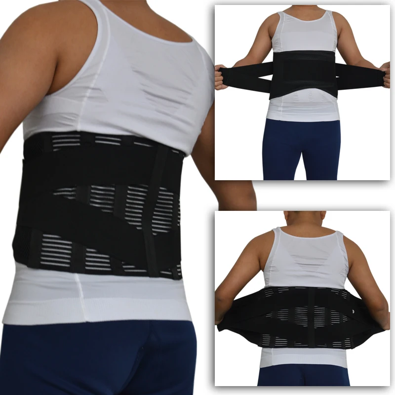 Elastic Adjustable Double Pull Belt Strap Lumbar Support Belt Waist