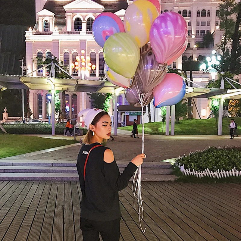 10 шт 12 дюймовые цветные Агатовые мраморные воздушные шары латексные воздушные шары для свадьбы на день рождения ребенка