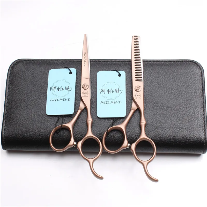 A9030 Jin D 5.5Y A9030 5,5 ''японская сталь 440C парикмахерские ножницы для резки филировочные ножницы Инструменты для укладки волос профессиональные человеческие ножницы для волос - Цвет: A9030 Jin D 5.5Y
