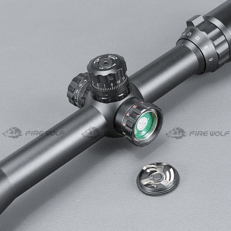 LEAPERS 6-24X50 Riflescope тактический оптический прицел красный зеленый охота точка зрения с подсветкой Retical Sight для охоты Ak 47