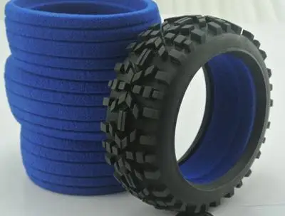 

1/8 off road Buggy Short Course only Tire with Insert for 1/8 H9/8SC/T8E HPI Proline AKA car 4pcs