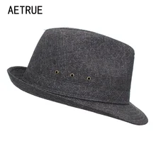 AETRUE фетровая шляпа для мужчин и женщин, фетровые шляпы для мужчин, кепка s, Панама, Gorros, Chapeu, церковная шляпа с широкими полями, модная новинка, Шляпа Fedora Hat