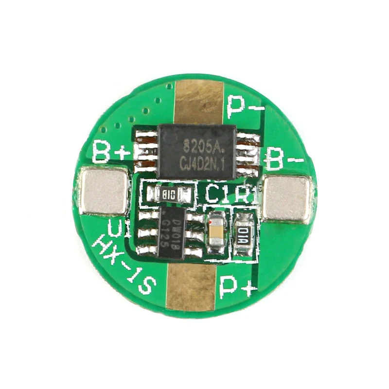 10 шт. 3,7 V 1S 2.5A 18650 Li-Ion BMS Защитная плата для литиевых батарей PCM PCB с защитой от перезаряда и разрядки