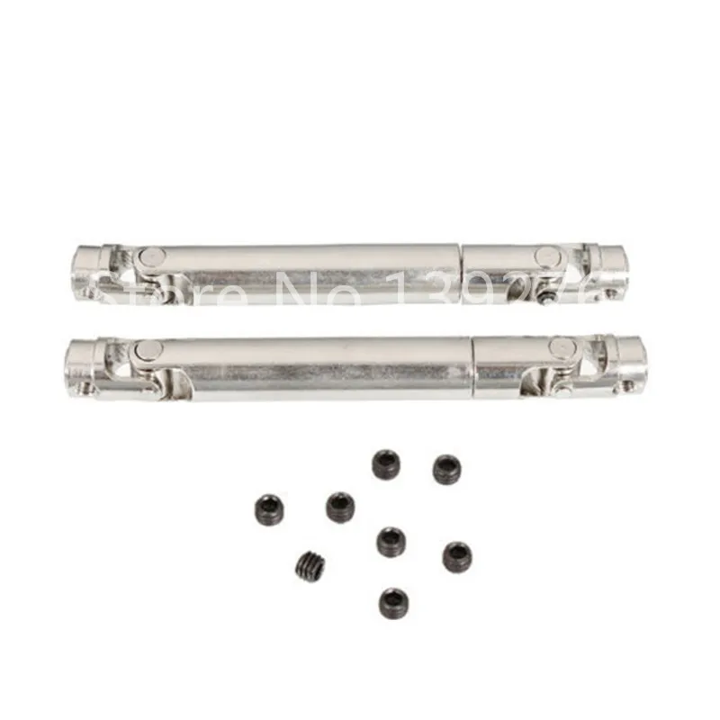 

2Pcs RC SCX10 Steel Universal Drive Shaft With CVD90-115mm 110-155mm D90 For 1/10 Scale Models RC Car AXIAL Crawler TF2