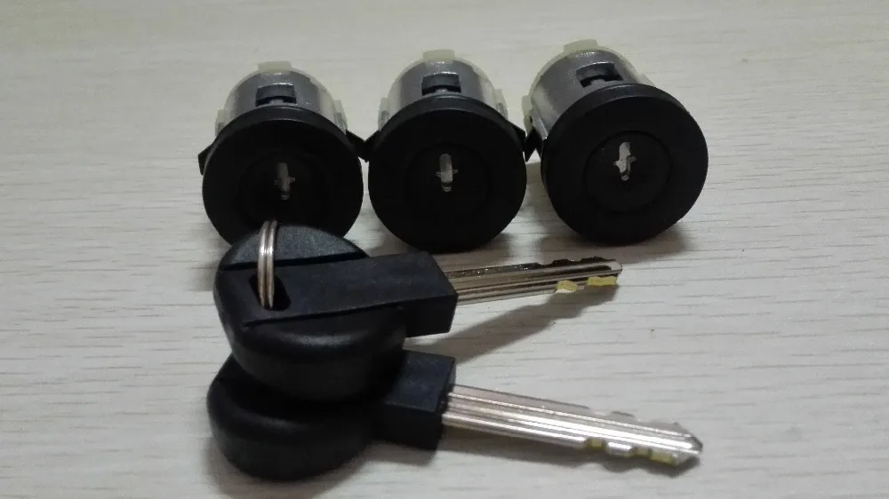 3Pcs Key Door lock key switch for Citroen in Car Switches & Relays from Automobiles