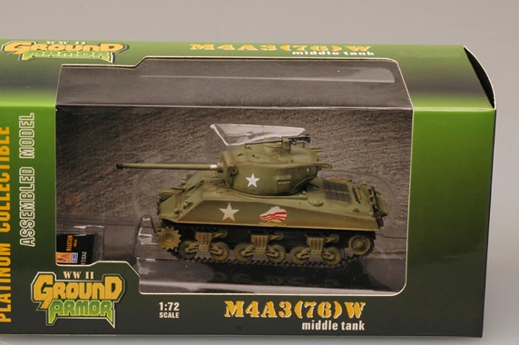 Труба 1: 72 Второй мировой войны M4A3 средний танк 36260 Готовые модели продукта