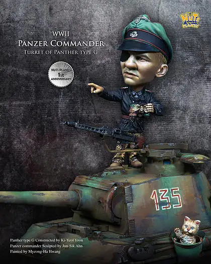 

NP 006 1/32 SD World War II German Tank Commander
