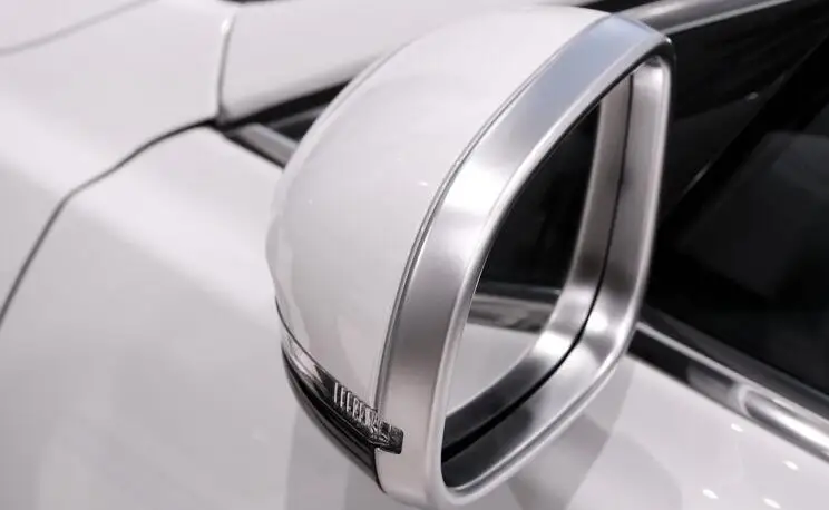 

For Jaguar XE 15-16 / XF 11-16 and XJ/XJL 10-16 Car-styling ABS chrome Exterior Side Rearview Mirror Frame Trim set of 2pcs